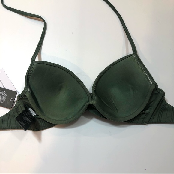 Vince Camuto Molded Cup Wrap Front Bikini Top - Picture 5 of 6